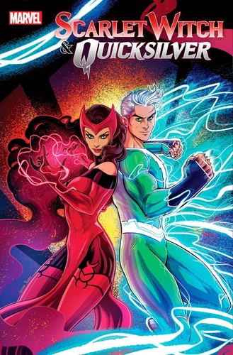 Scarlet Witch Quicksilver #1 Cvr F Vecchio FOIL Marvel Comics 2024 1st Print NM