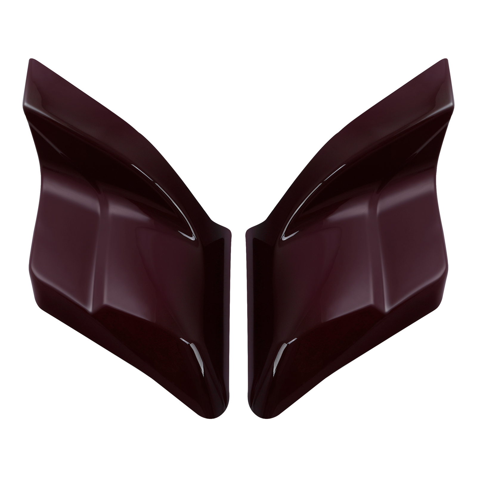 Stretched Side Cover Fairing Fit For Harley Street Glide 14-23 Billiard-Burgundy