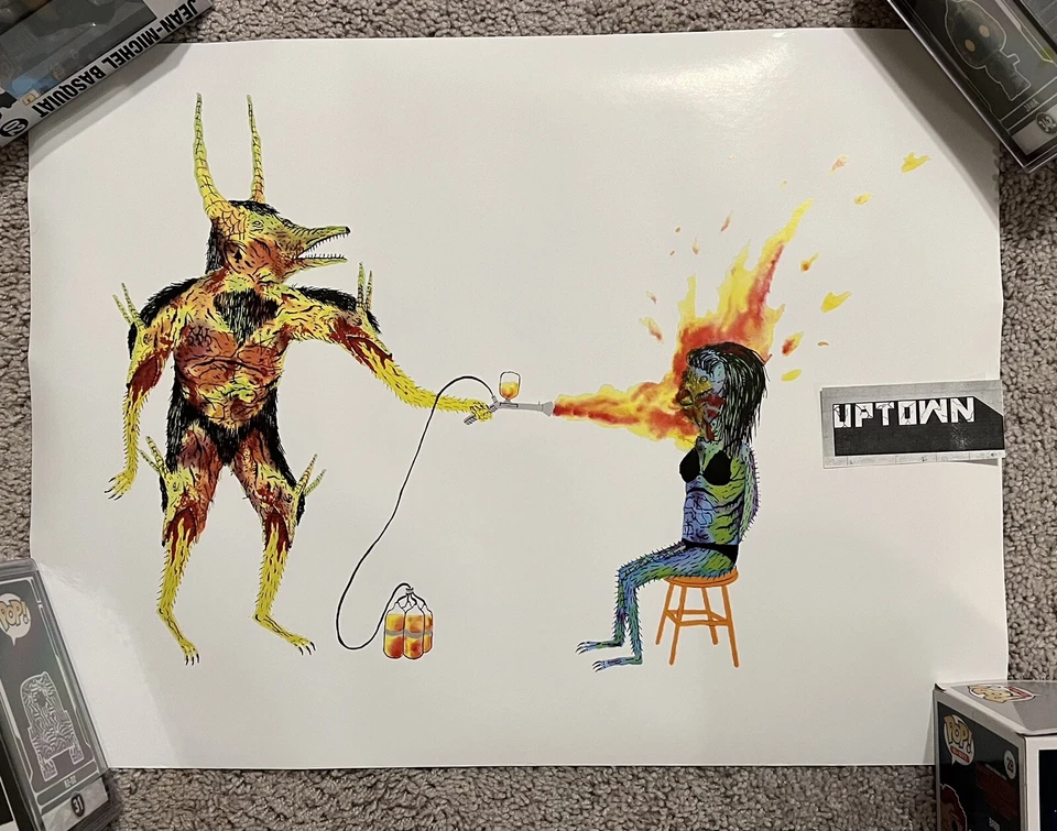 2 Sided Neckface Poster Print 2009 RARE! Nasty Dunk - Image 3 of 4