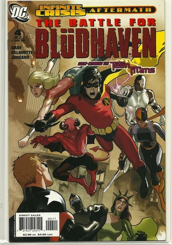 DC COMICS THE BATTLE FOR BLUDHAVEN #4! NM! INFINITE CRISIS AFTERMATH!