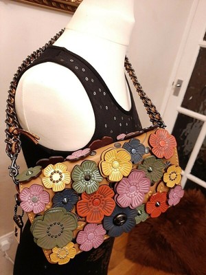 coach tea rose bag strap