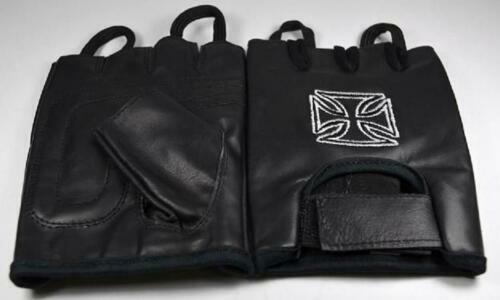 Moufles Pour Homme En Peau De Mouton - Neuves Sans étiquette, Taille M, Cuir Noir, Fait Main