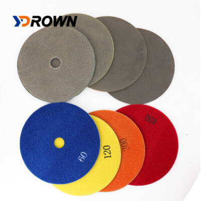 6''Diamond Polishing Pads Electroplated for Glass Granite Marble Engineered Stone