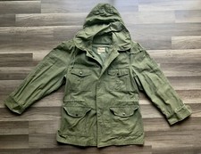 Vietnam Era: 1966 USAF/ARMY Men's Coat Wind Resistant OG 107 Sz Med Reg W/ Hood