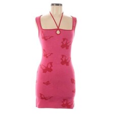 Urban Outfitters Pink Butterfly Mini Dress