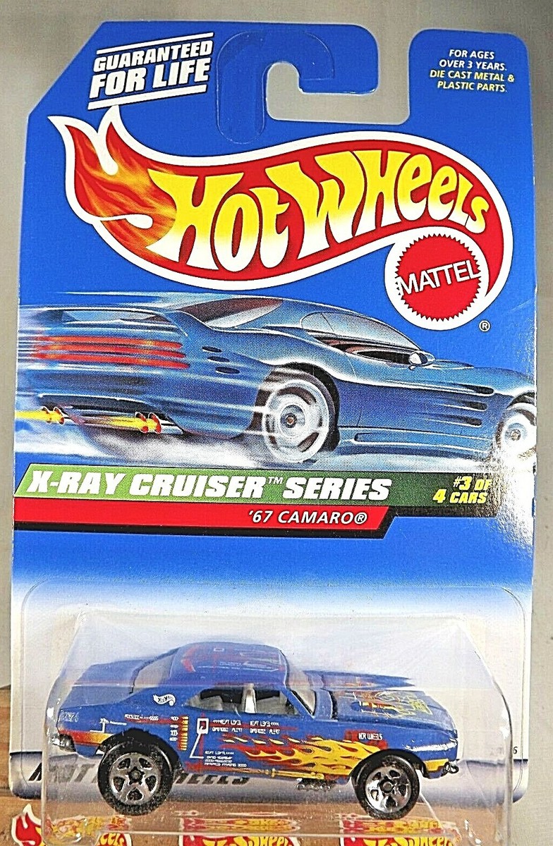 1999 Hot Wheels #947 X-Ray Cruiser Series 1/4 '67 CAMARO Blue w/5