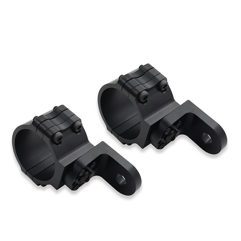UTV/ATV LED Whip Light Mount Brackets - Pair For 1.75" To 2" Roll Cages, Universal Fit