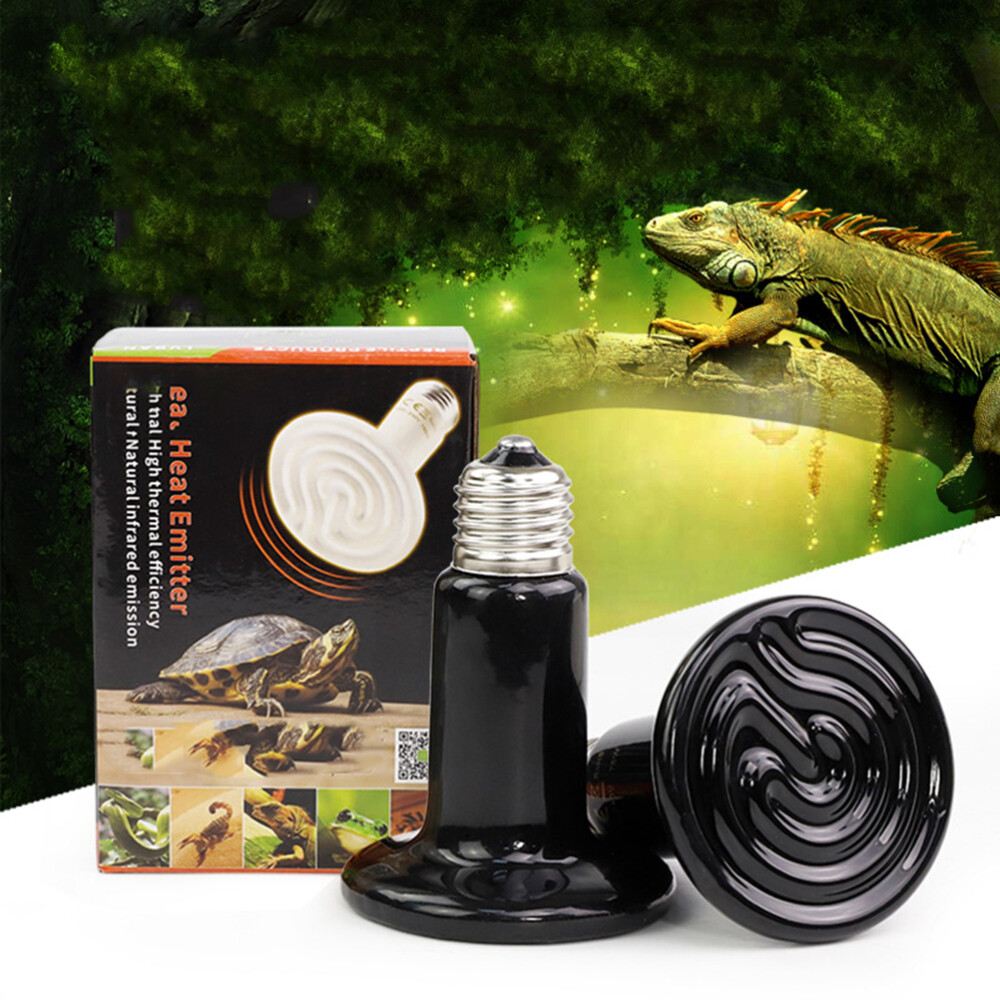 2 Pcs Reptile Terrariums Lizard Heating Lamp Ceramic eBay