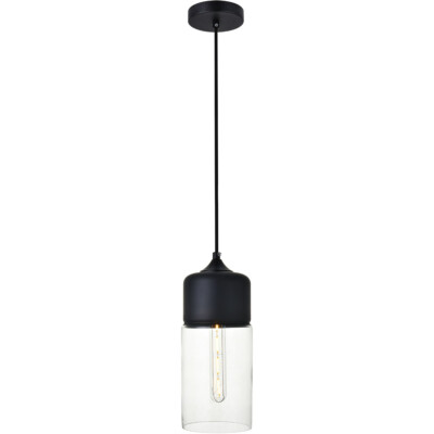 PENDANT CHANDELIER GLASS SHADE DINING ROOM KITCHEN ISLAND BLACK LIGHT FIXTURE