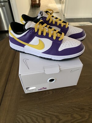Nike Dunk Low LAKERS DS (PE 1 of 1) | eBay