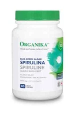 Organika Spirulina Powder Nutrient Packed Antioxidant Acids Allergy 90pcs NEW