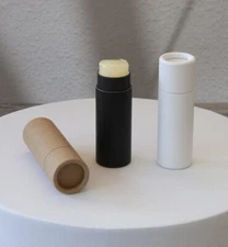 12 - Easy Push-Up Paper Lip Balm Tubes 4.25 g / .15 oz  4.25ml 0.15 ounce