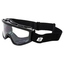 Motorcycle Goggles Fit Over Glasses Anti-Fog Shatterproof Clear Lenses UV400