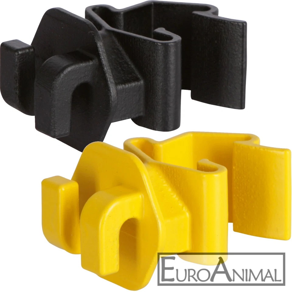 Seil-Isolatoren für T-Pfosten T-Post Draht Litze, Seil, Breitband Weidezaun AKO