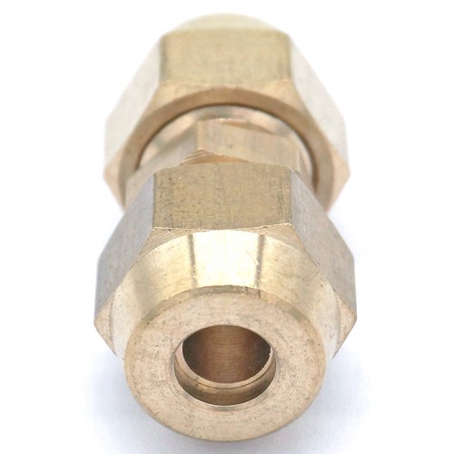 Fit Tube OD 6/8/10/12/14/16/19/22mm Brass Flare Fitting With Nuts Refrigeration - Picture 7 of 35