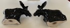 NEW Moose Salt & Pepper Shaker Set Rustic Cabin Decor-Moose Check Hand Painted — photo 6