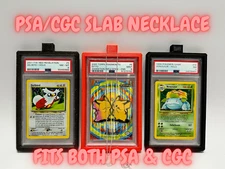 PSA SLAB NECKLACE / Graded Card Necklace  *GRADED CARD NOT INCLUDED* 3D Printed