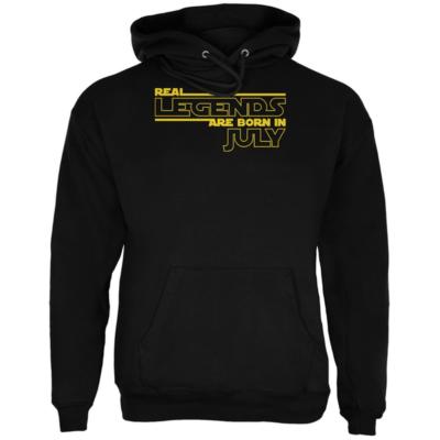 Real Legends are Born in July Mens Hoodie