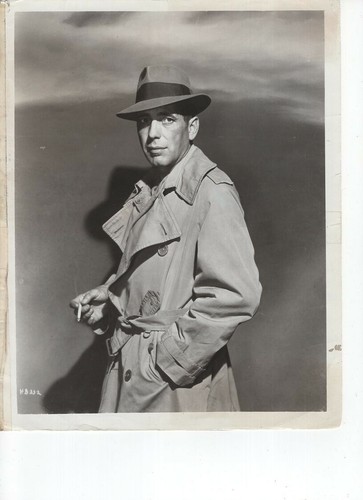 humphrey bogart trench coat