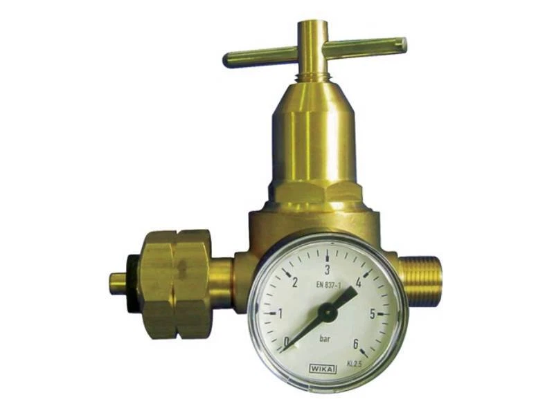 KAYSER 44412 Propankleindruckregler mit Manometer 0,5 - 6 bar 18 kg/h W 21,8 x