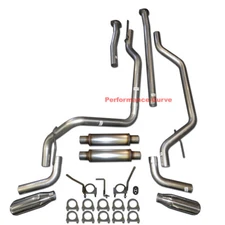 Fits 09 - 20 Toyota Tundra Performance Dual Exhaust Kit - MaxFlow Mufflers