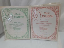 Vintage Music Forte: A Game With Music Words & Symbols Vintage Lot of 2 Sealed!