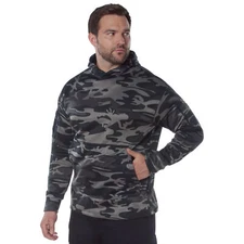 Rothco Concealed Carry Hoodie - Black Camo - Size 2XLarge
