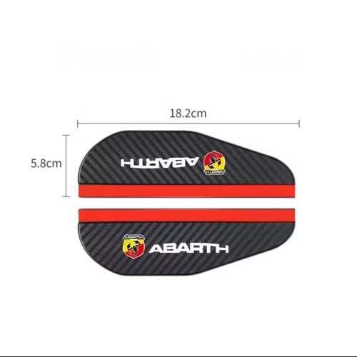 Abarth 2PCS Wing Mirror Rainproof Eyebrow Decoration Auto Styling Accessories - Picture 6 of 6