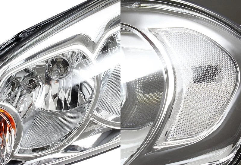 Faros cromados con lámpara reflectora transparente para Chevy Impala/Monte Carlo LS LT LTZ Foto 3 de 3