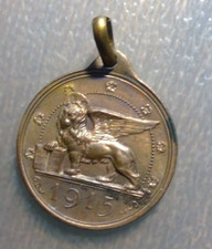 MEDAGLIA PRIMA GUERRA 1915 PRO PATRIA - LEONE SAN MARCO VENEZIA