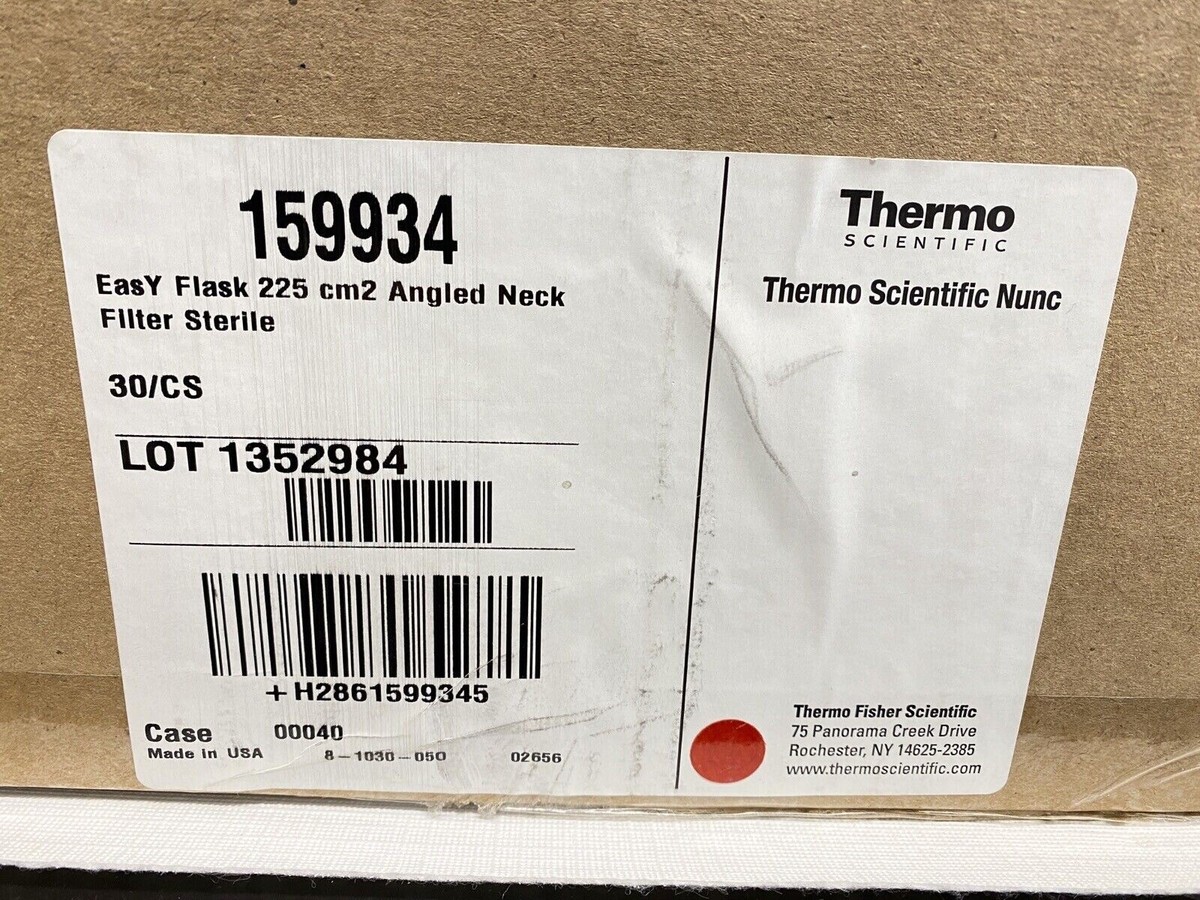 30/Cs) THERMO Nunc EasYFlask 225cm2 Angled Cell Culture Flasks