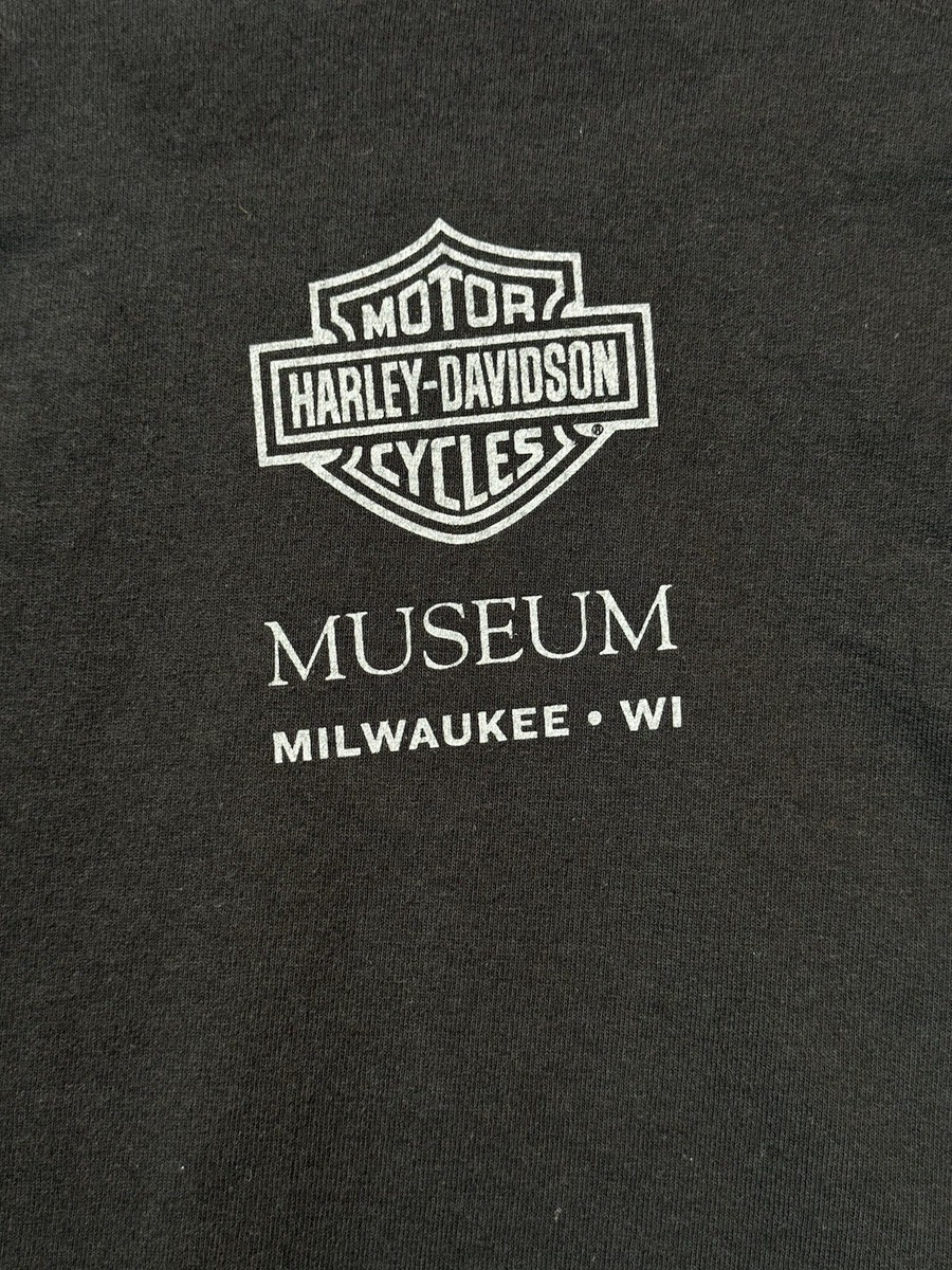 Harley Davidson Museum Shirt Adult 2XL Black Collectible