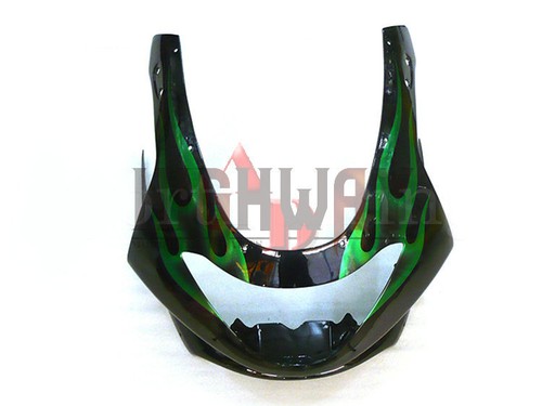 Fairings Fit Yamaha YZF600R 1997-07 ABS Fairing Kit Bodywork Black Green Flames - Picture 2 of 6