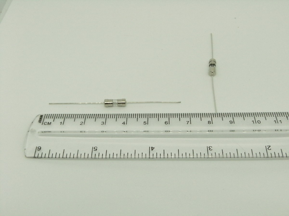 Lot De 10 Fusibles En Verre 3.6x10mm - Valeurs Variées (0.5A à 10A) - Pour Soudure PCB