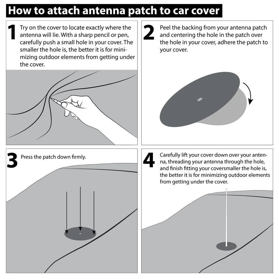 [CCT] 5 Layer Semi-Custom Fit Full Car Cover For Chevy Aveo [2002-2024] - Image 4 of 4