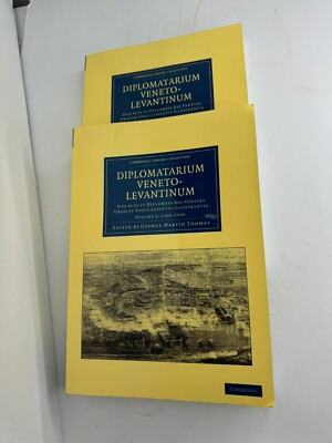 Diplomatarium veneto-levantinum 2 Volume Set Thomas Predelli multi-part set