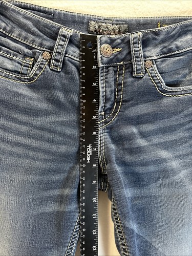 Silver Suki Mid Capri Joga Jeans Damen Größe 28x24 blau dunkle Waschung - Bild 12 von 23