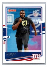 2020 Panini Donruss Football Rookies and Inserts # 251 - 350 - Pick Your Card!