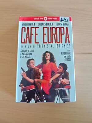 CAFE EUROPA - VHS CECCHI GORI HOME VIDEO EX VERMIETUNG *SEHR SELTEN*