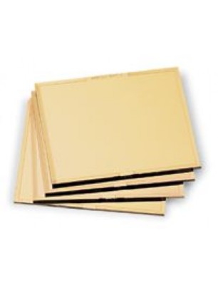 SHADE 10 GOLD WELDING FILTER PLATE - 4.5 x 5.25 - POLYCARBONATE LENS for HELMET