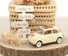 NOREV,FIAT 500 L 1968 Ivory - Wedding Gift, 1/18, NOREV187780