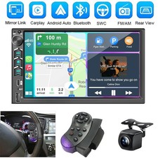 7" Car Radio with Apple/Andriod Carplay Navi Double Din Car Stereo Touch Screen