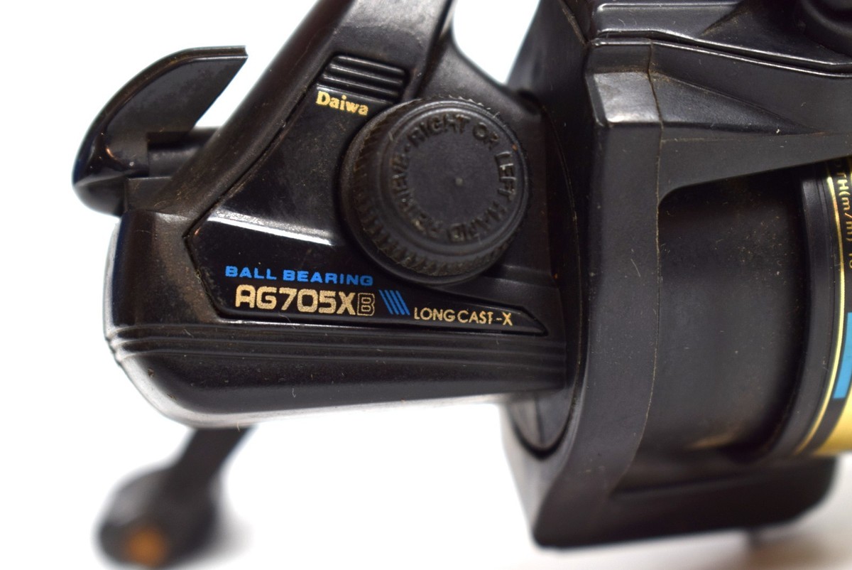 Vintage DAIWA AG705XB Long Cast - X Spinning Fishing Reel | eBay