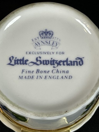 AYNSLEY (England) Small Bone China Trinket Box - Bild 12 von 16