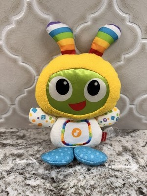 Fisher Price Groove & Glow Bright Beats BeatBo Plush Stuffed Toy Mini Bot Works
