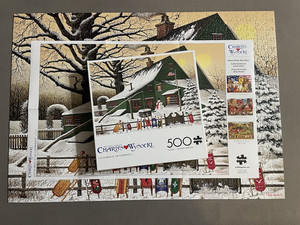 Buffalo Charles Wysocki Cocoa Break at the Copperfields 500 Piece Jigsaw Puzzle