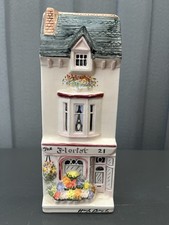 Hazle Ceramics The Florist A Nation of Shopkeepers Signed Wall Plaque England