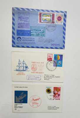 Lufthansa Airlines LOT OF ENVELOPES