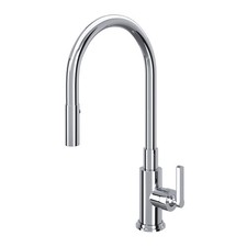 ROHL A3430LMAPC-2 Lombardia Pull-Down Kitchen Faucet Polished Chrome