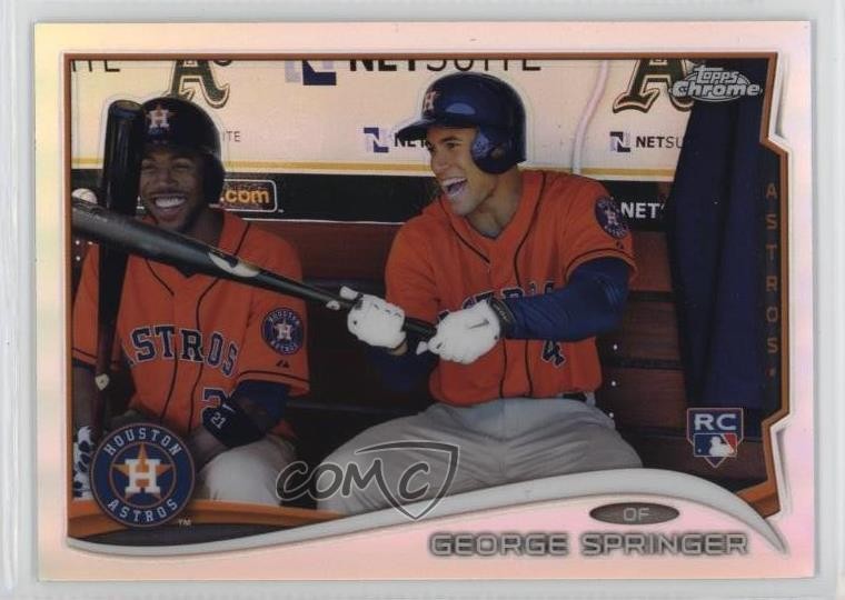 2014 Topps Chrome Refractor George Springer #138 n1u
